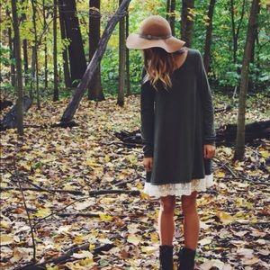 L MELODY Double Layer Ivory Lace Skirt Extender